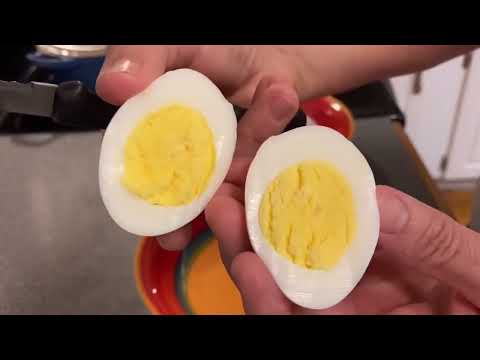 What to do with all these eggs ! Best cooking method! Shells fall right off! ￼ Deviled eggs