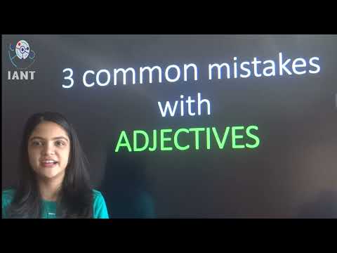 Common Mistakes with Adjectives