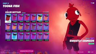 How to Unlock All Toona Fish Color Styles in Fortnite Chapter 2 Season 8