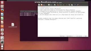 UBUNTU'DA BAZI TEMEL KOMUTLAR