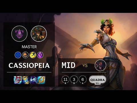 Cassiopeia Mid vs Lucian - EUW Master Patch 11.2