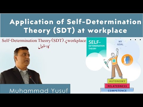 Application of Self Determination Theory at workplace