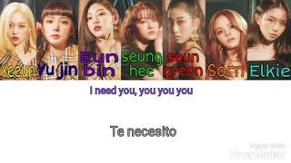 CLC (씨엘씨)- 'I Need U' -Easy lyrics + Sub. Español