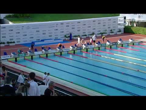 Settecolli 2018: Andrij Govorov World Record 50 butterfly, 22.27s