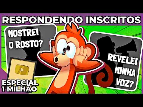 🙈🏆 ESPECIAL DE 1M DE INSCRITOS DO MACAQUINHO | Respondendo inscitos | mostrei minha voz? #macaquiz