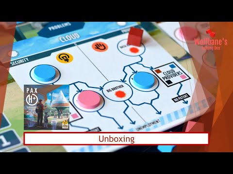 Pax Transhumanity [Board Game] - Unboxing