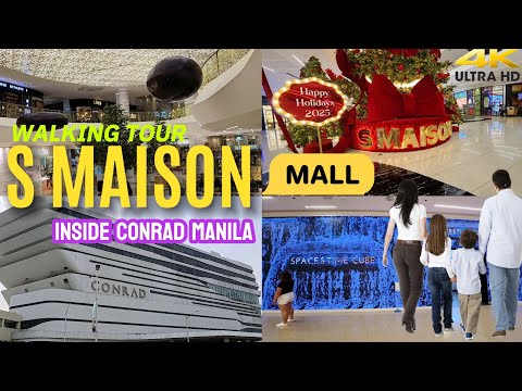 [4K] Luxury Shopping || S Maison Mall at Conrad Manila!