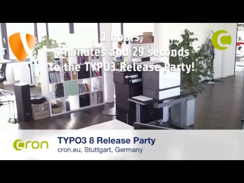TYPO3 Release Party @ cron.eu in Stuttgart, Germany