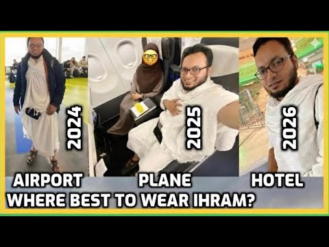 WHERE to WEAR my IHRAM? I tried Airport, Plane and Hotel. My Tips Vlog Umrah Hajj 2026 S3E4