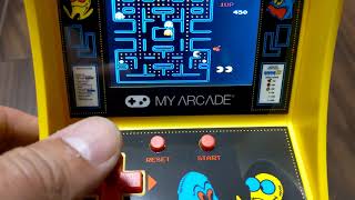 【GAME】レトロアーケード「PACMAN/パックマン」をプレイ！【Retro Arcade/My Arcade】