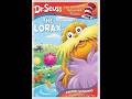 Opening And Closing To The Lorax 1972 2003 DVD