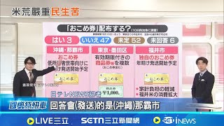 日府擬發"米券"抗米荒! 全國僅3地區響應 新潟直接發現金 埼玉行田民眾免繳水費 2025日本四字熟語大賞 "古米奮鬥"奪冠│記者 盧睿鋐│國際關鍵字20251224│三立iNEWS