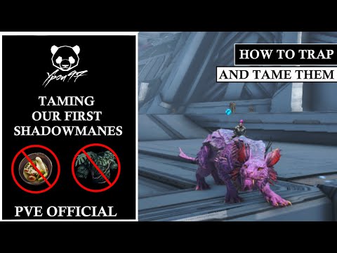 Shadowmane - How To Tame Them and Make a Taming Pen | ARK: Survival Evolved