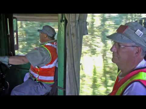 A cab ride in Alberta Railway Museum steam loco #1392