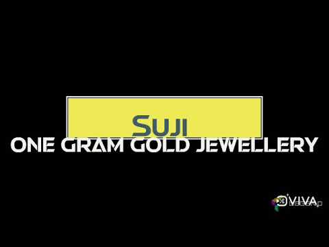 Awesome latest collection# Suji one gram gold jewellery collections
