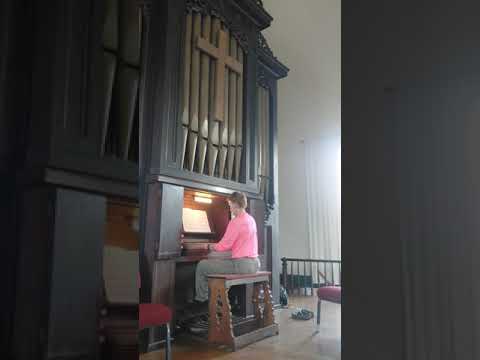 Circa 1850 organ in Brandon Baptist Church, Brandon Vermont