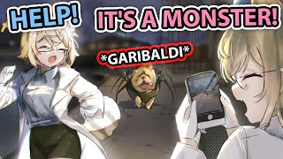 Mococo is chased by Garibaldi in HoloGTA