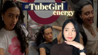 everyone wants to be Tube Girl: EMPOWERING or CRINGING confidence?