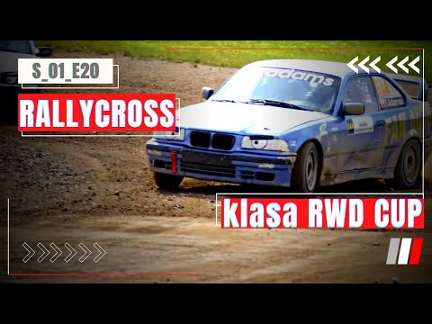 Klasa RWD CUP w Mistrzostwach Polski Rallycross. BMW E36 z asfaltu na szuter jak zawsze bokiem!