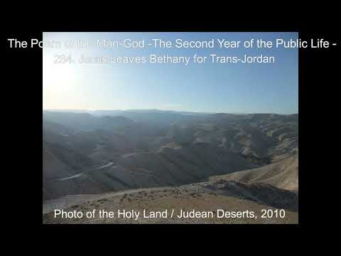 [AudioBook] The Poem of the Man-God / ch.284 Jesus Leaves Bethany for Trans-Jordan