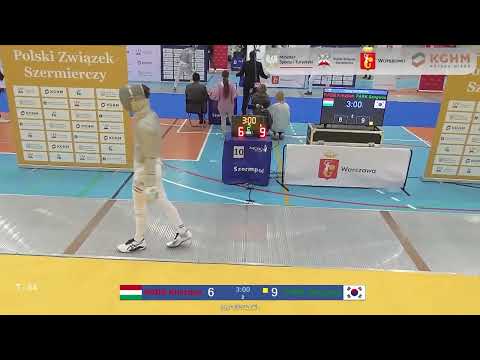 Warsaw World Cup 2023 SMS - L64 - Krisztian Rabb HUN v Park Sangwon KOR