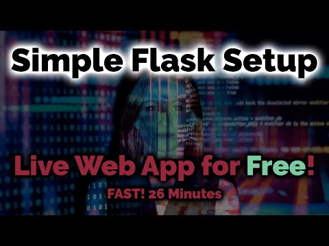 Create a free live web app using Python, Flask and Heroku.