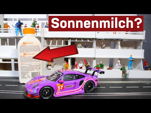 Sonnencreme auf Originalreifen? Slotcartuning mit Resten aus dem Urlaub