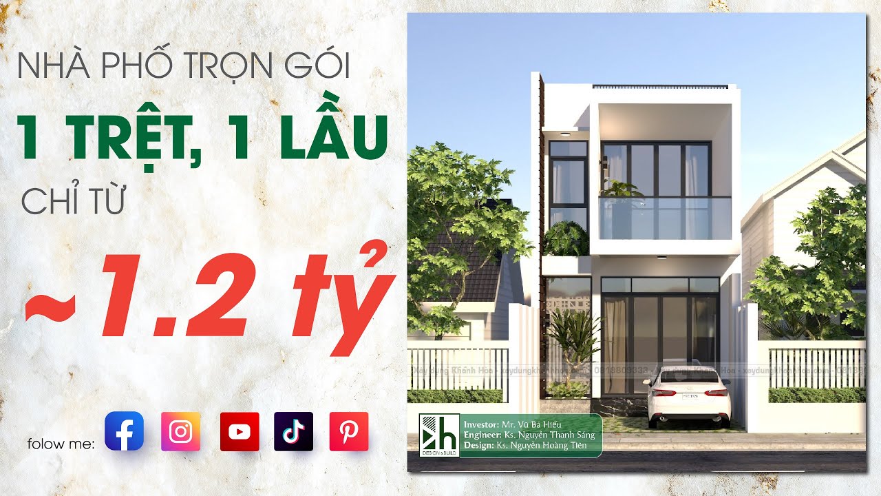 Hình đại diện video: MẪU NHÀ PHỐ 1 TRỆT 1 LẦU - Xây dựng Khánh Hòa