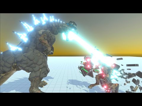 SHINGODZILLASAURS VS ROBOTIC MINOTAURSAURUS EPIC BATTLES - ANIMAL REVOLT BATTLE SIMULATORS