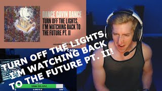 Chris REACTS to Dance Gavin Dance - Turn Off the Lights. I’m Watching Back to the Future pt. II