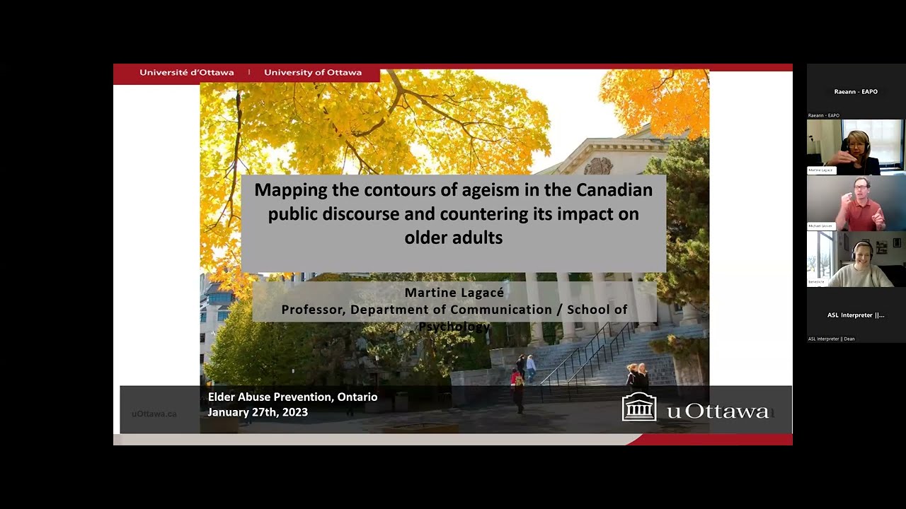 Mapping the contours of ageism in the Canadian public discourse and countering its impact on older adults