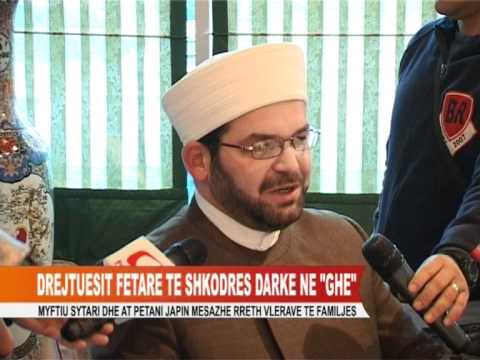 Drejtues te Myftinise Shkoder dhe te Kishes Ortodokse ne nje darke familjare.m2p