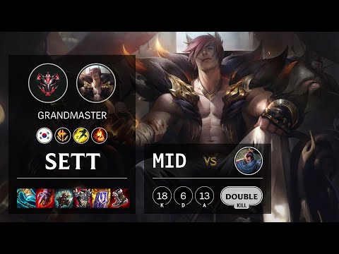 Sett Mid vs Yasuo - KR Grandmaster Patch 11.15
