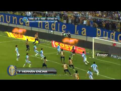 Gol Hernán Encina - Rosario Central 1 Vs Atlético Rafaela 2 - Inicial 13'