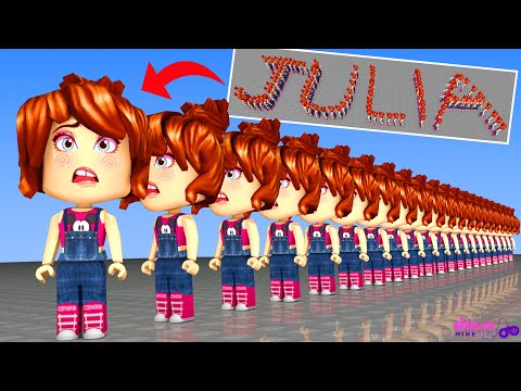 Roblox - ESCREVI MEU NOME COM CLONES (Clone Yourself)