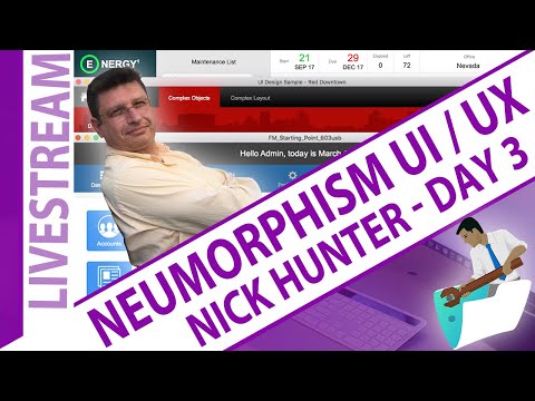 Part#03 - Design with Neumorphism UI/UX with Nick Hunter