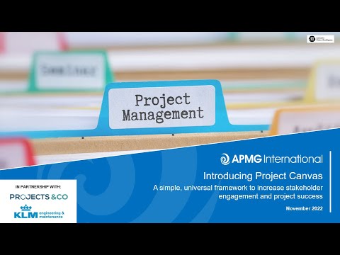 Introducing Project Canvas - a simple, universal framework to increase project success