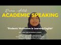 ACADEMIC SPEAKING 1 𝘙𝘦𝘷𝘪𝘦𝘸 𝘈𝘳𝘵𝘪𝘤𝘭𝘦 𝘚𝘵𝘶𝘥𝘦𝘯�