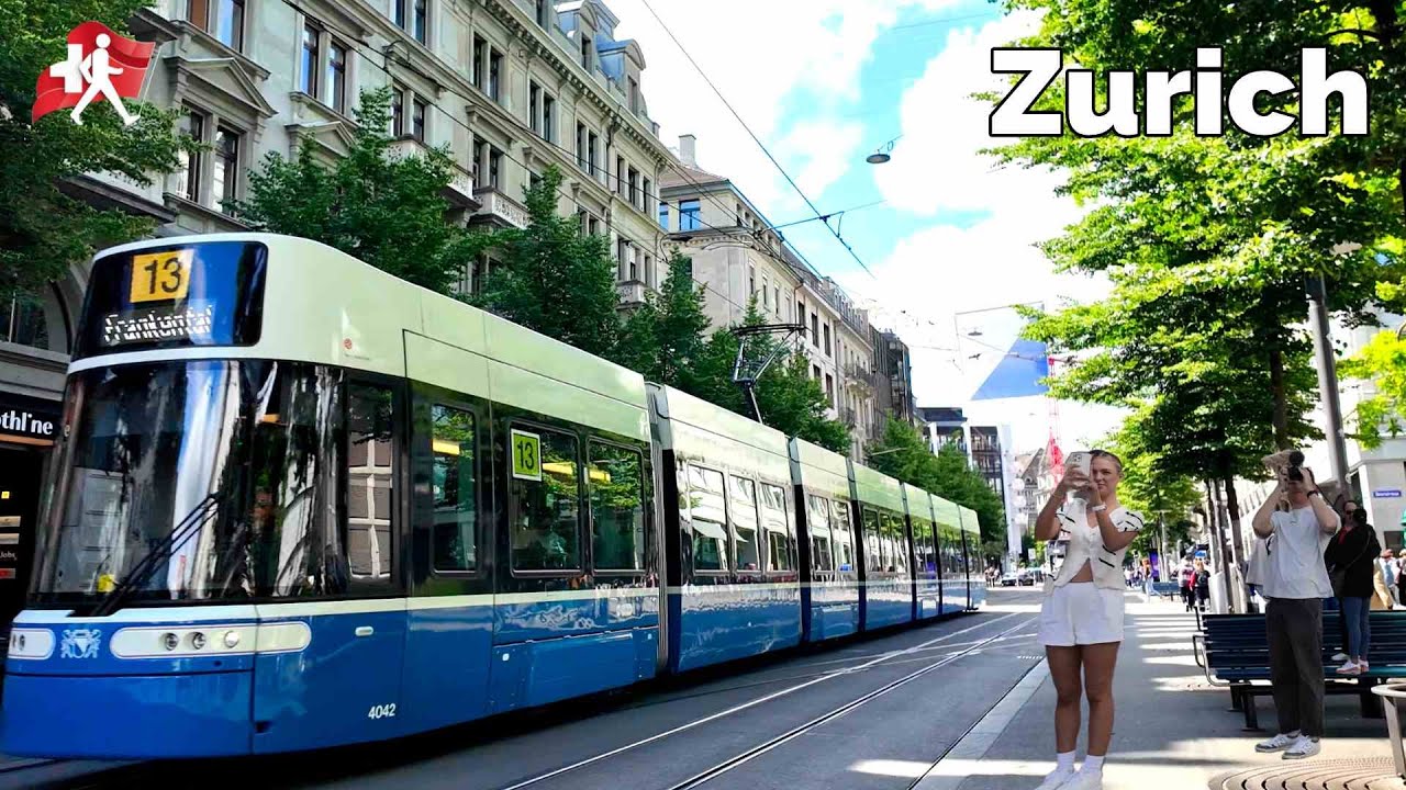 Explore the charm of Bahnhofstrasse on a captivating walking tour.