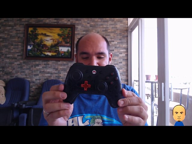 Vídeo relacionado con PowerA Controlador inalámbrico mejorado para Nintendo Switch, Mario Mayhem, Gamepad, controlador de juego, controlador Bluetooth, recargable