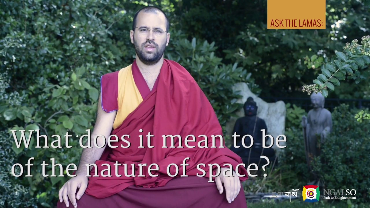 What does it mean to be of the nature of space?