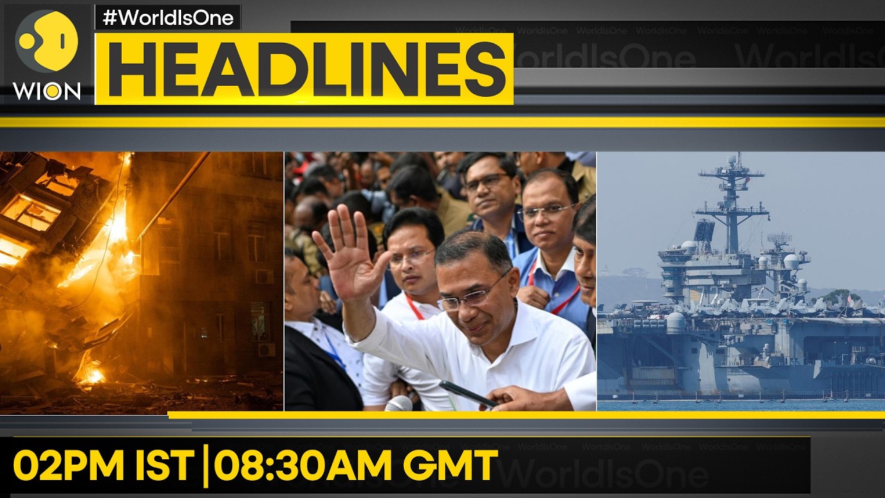 Russia's Air Attack on Odesa Port | Another US Warship Deployed to West Asia  | WION Headlines