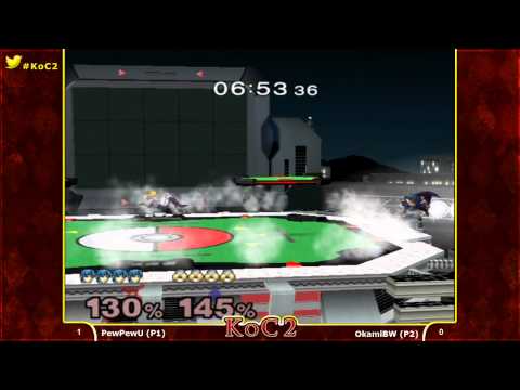 Kings of Cali 2 - PewPewU (Marth) Vs. OkamiBW (Sheik) - Pools Round 2