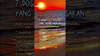 Download lagu 7 DOSA YANG MEMBINASAKAN ( BESAR ) mp3
