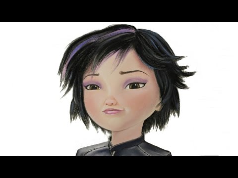 Speed Drawing - GoGo Tomago | Big Hero 6 | Disney by Tiger Tomato Video