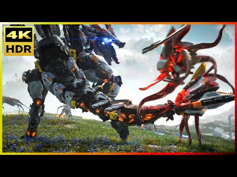 Horizon Forbidden West MACHINES VS SPECTERS Final Battle Scene - 4K Ultra HD