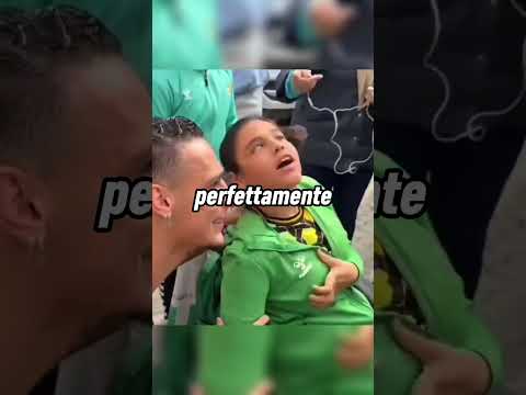 Ederson nella lingua dei segni e Garnacho regala la maglia al suo fan 🥹 #Calcio #Shorts