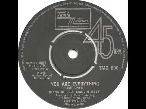 UK New Entry 1974 (59) Diana Ross & Marvin Gaye - You Are Everything