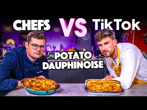 CHEFS vs TIKTOK - How to Make the BEST Dauphinoise Potatoes?? | Sorted Food