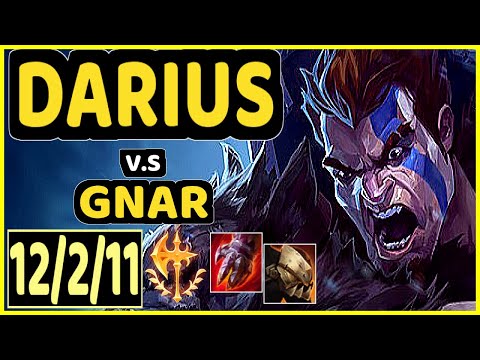 QWACKER (DARIUS) vs GNAR - 12/2/11 KDA TOP CHALLENGER GAMEPLAY - NA